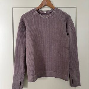 lululemon athletica women’s Lavender Crewneck Sweater